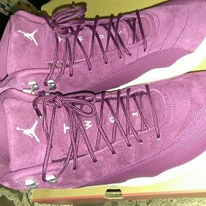 Air Jordan 12  bordeaux and cream